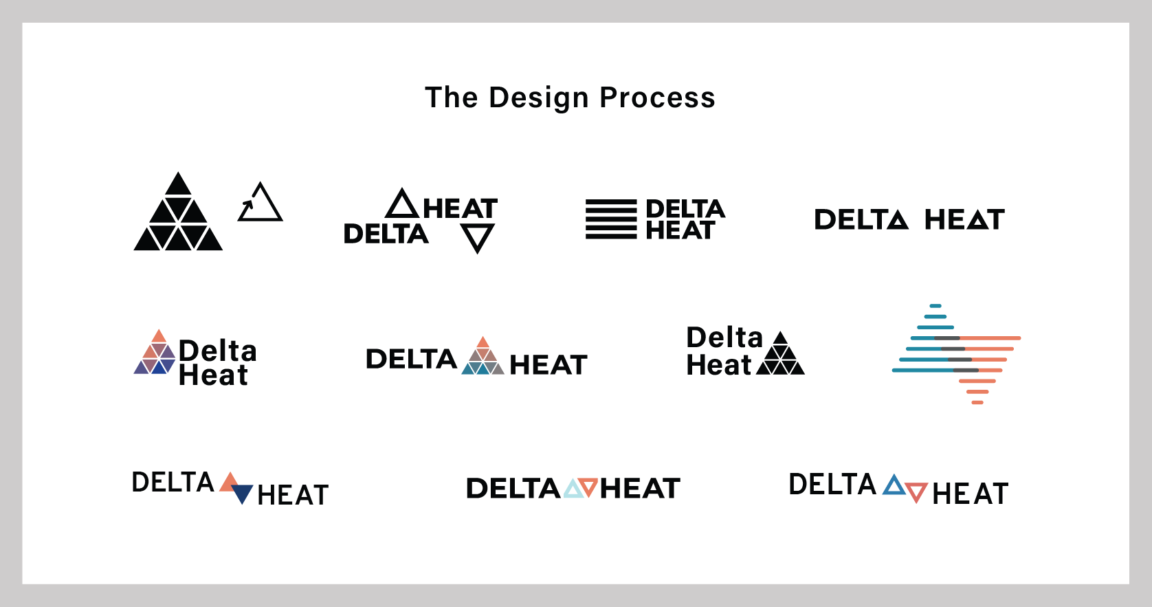 Logo drafts from the desiging process