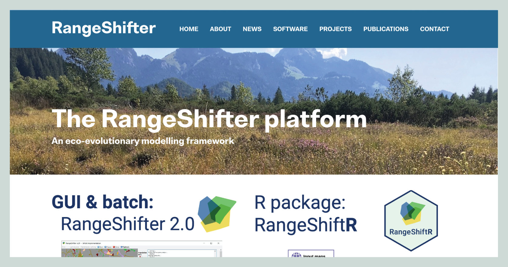website RangeShifter