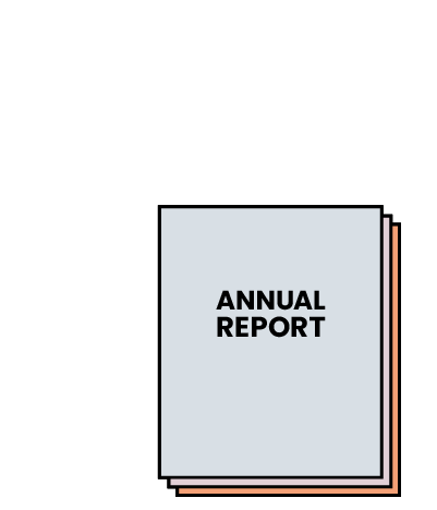 mockup for annual report, sustainability report, business report