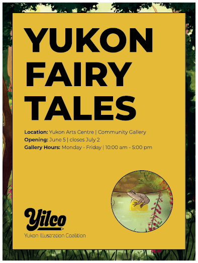 Poster preview – Yukon Fairy Tales exhibition