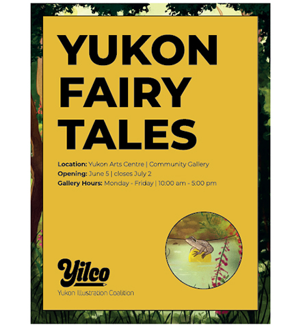 Poster preview – Yukon Fairy Tales exhibition