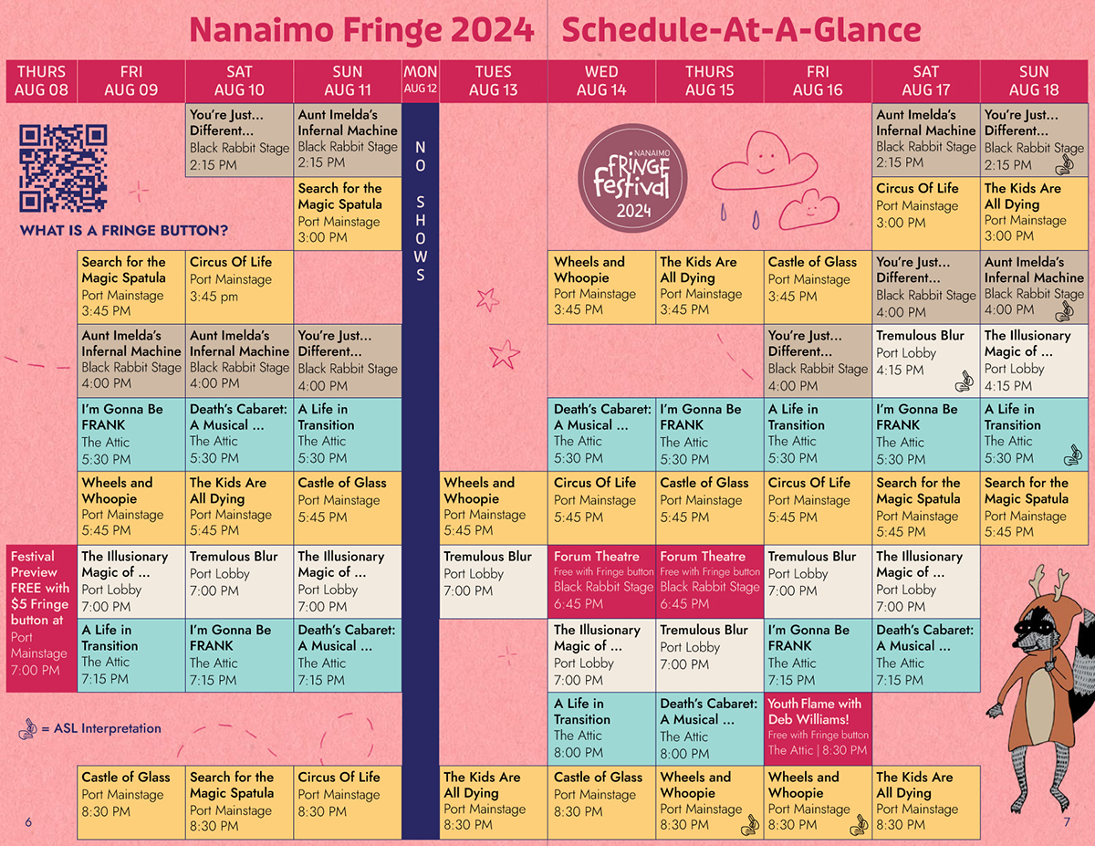 Timetable Festival Programme