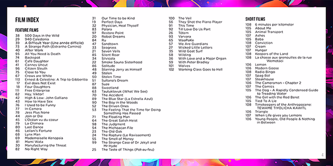 page from program guide