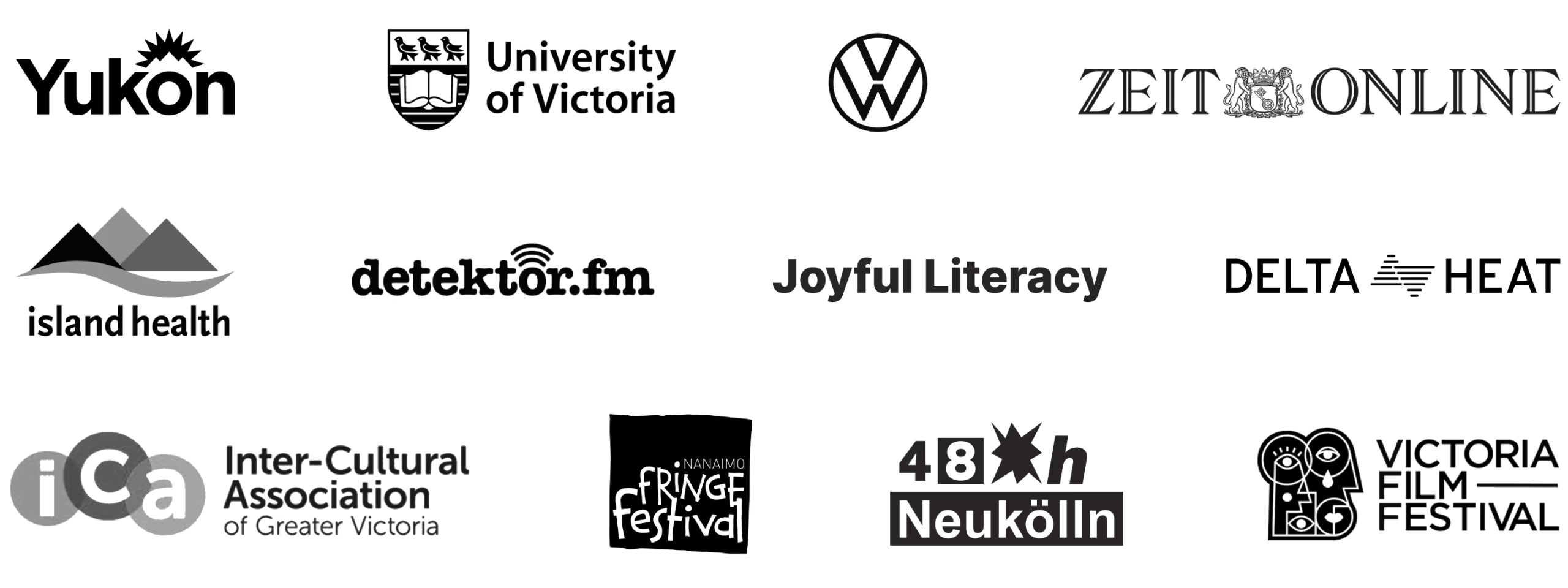 Logos of former and current clients